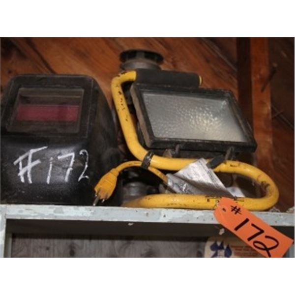 WELDING HELMET AND LIGHT