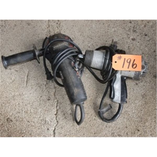 1/2" IMPACT & ELECTRIC GRINDER