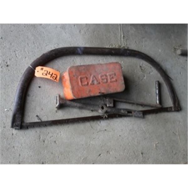 CASE TOOLBOX, BUCK SAW, MISC TOOLS