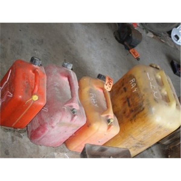 4 JERRY CANS