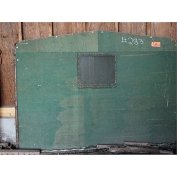 GREEN WOOD BOX PANELS