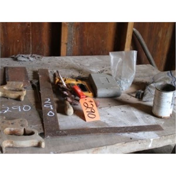 SAWS, SQUARE, STAPLER, MISC