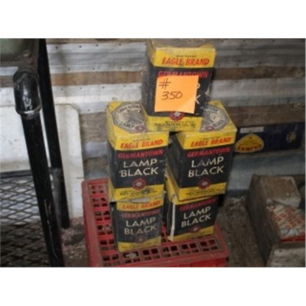 5 BOXES OF  LAMP BLACK