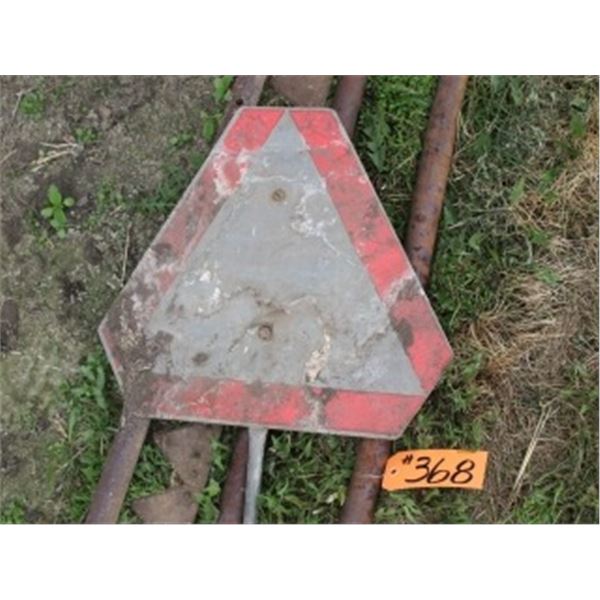 SLOW MOVING SIGN, STEEL