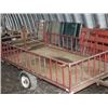 Image 2 : SINGLE AXLE TRAILER C/W TILT DECK & FOLDING RAMPS
