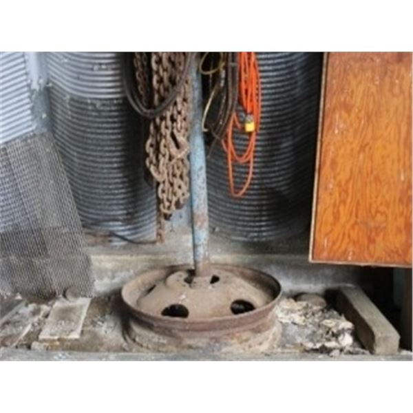 STAND, CHAIN HOIST, EXTENSION CORD, CABLES