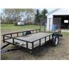 Image 2 : SWS APPROX 8' X 12' SINGLE AXLE TRAILER C/W RAMPS