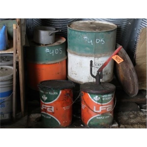 UFA LUBRICANT (2 BARRELS & 2 PAILS)