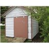 Image 3 : APPROX 16'4" X 10'4" GARDEN SHED C/W 2 X 57" DOORS (VERY WELL BUILT)