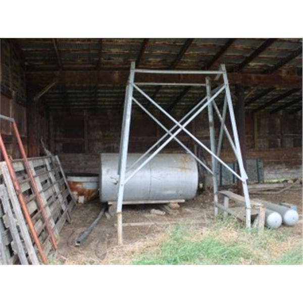 APPROX 500 GALLON FUEL TANK