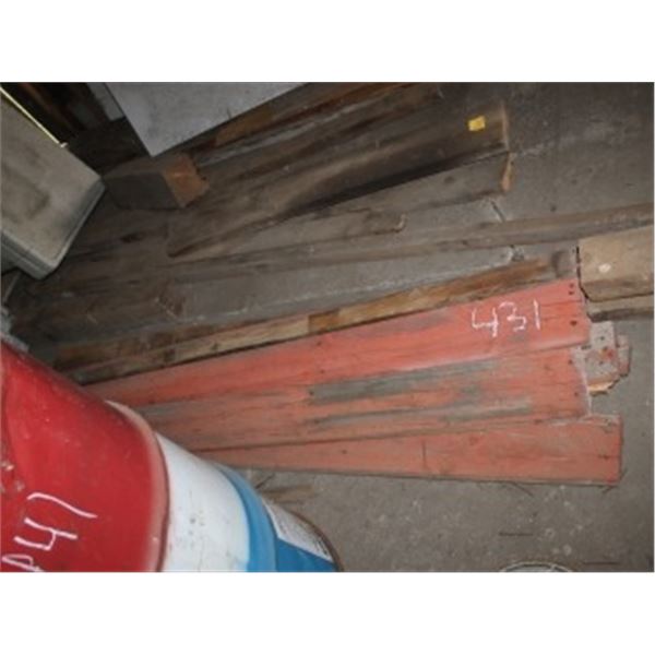 QUANTITY OF LUMBER ON THE FLOOR