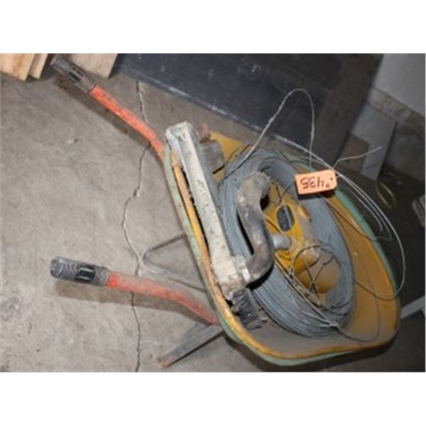 WHEELBARROW, IRON, RADIATOR