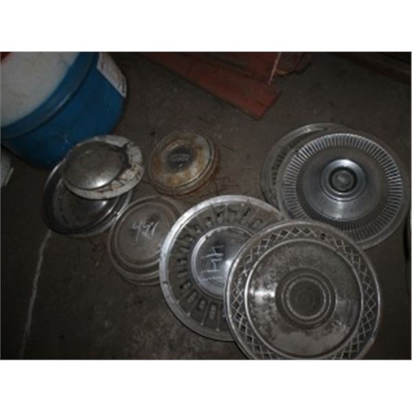 BARRELS, PAILS, HUB CAPS