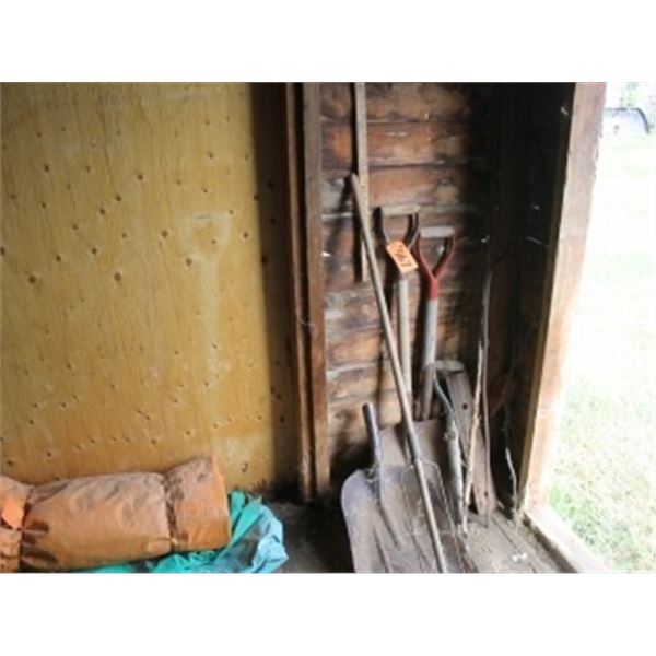 SHOVELS, YARD STICK, STEEL