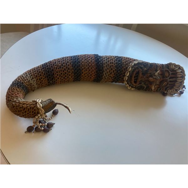 African snake figure A