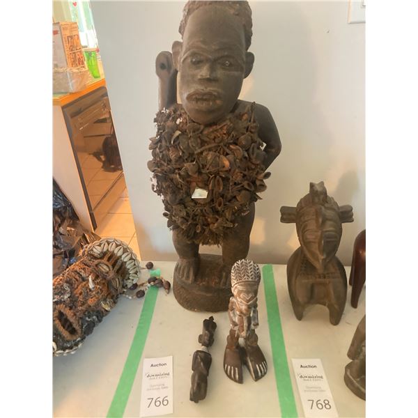 African wood figures A