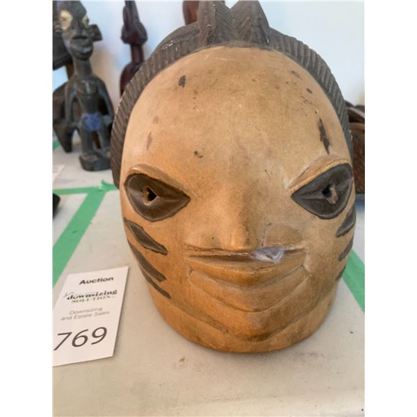 African wood mask A