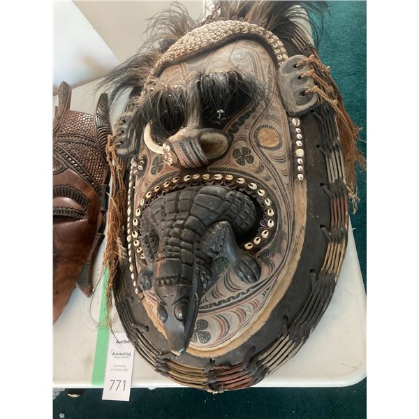 African wood mask A