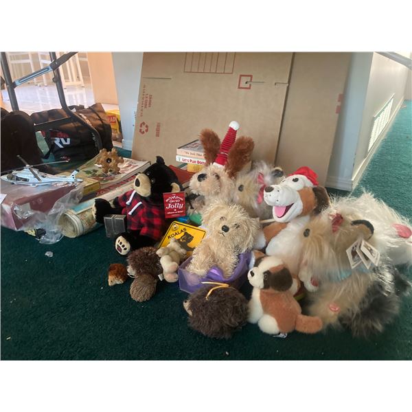Plush toys, boots and more B