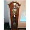 Image 1 : Contempory Oak Westminster Chime Grandfather Clock cat c
