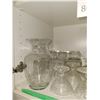 Image 9 : 2 shelves of crystal and glass cat a