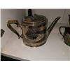 Image 2 : Silver plated tea set cat a