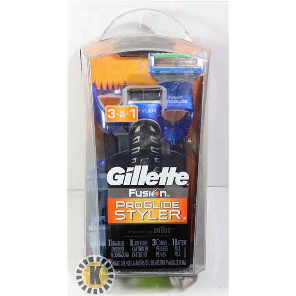 NEW GILLETTE FUSIONPRO GLIDE STYLER