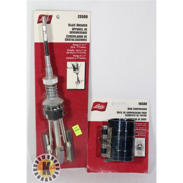 NEW LISLE RING COMPRESSOR SET AND GLAZE BREAKER