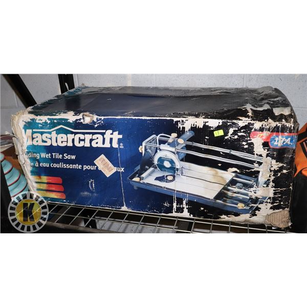 MASTERCRAFT SLIDING WET TILE SAW