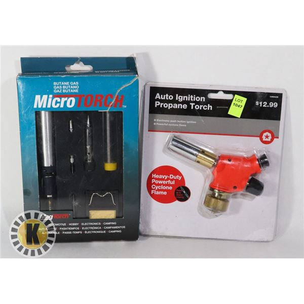 MICRO TORCH WITH TUO INDITION PROPANE TORCH