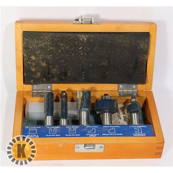 MASTERCRAFT ROUTER BIT SET