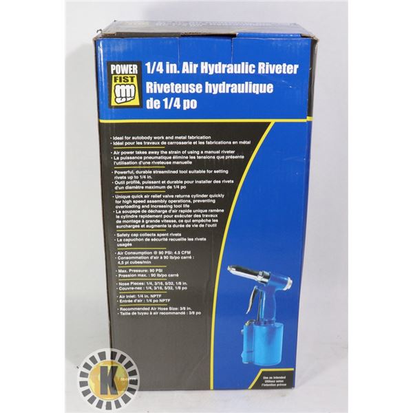 1/4" AIR HYDRAULIC RIVETER