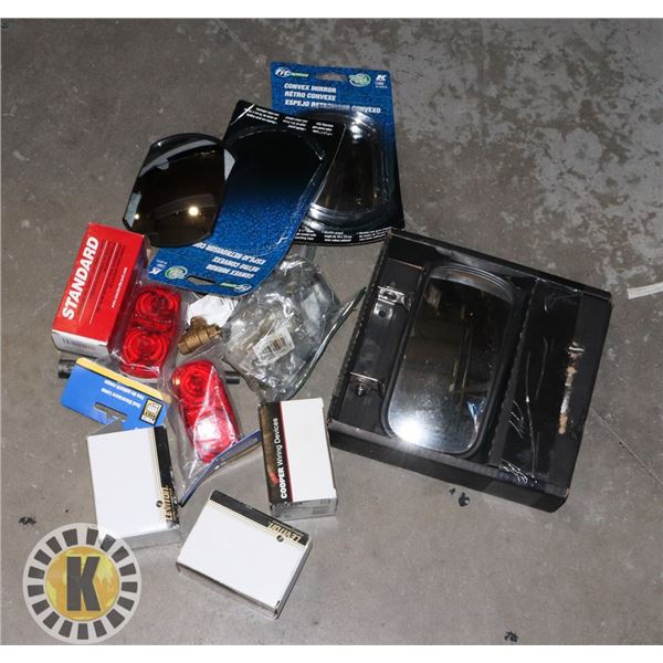 ESTATE BAG OF AUTOMOTIVE MIRRORS AND OTHER