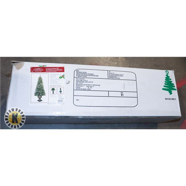 ESTATE 4.5' CHRISTMAS TREE IN BOX