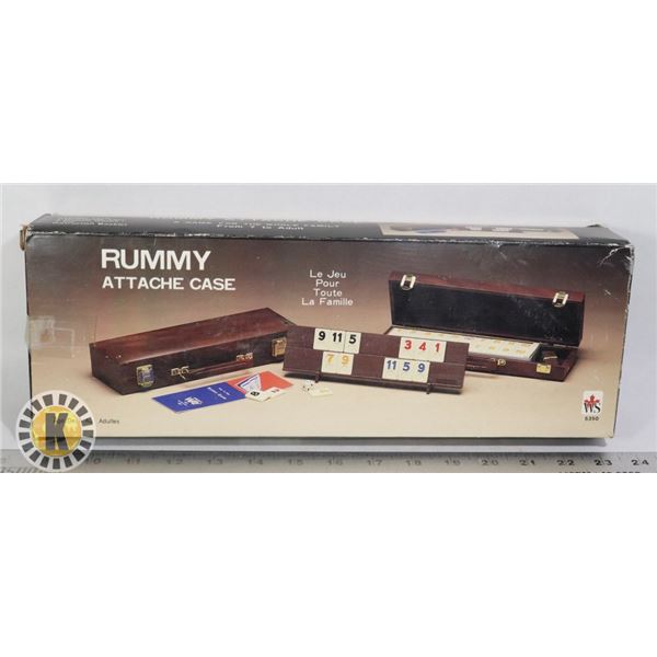 VINTAGE RUMMY GAME IN ATTACHE CASE
