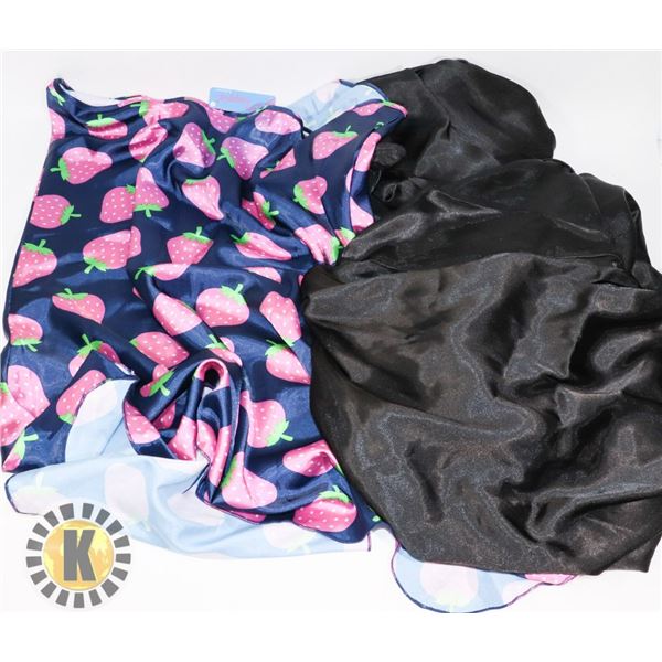 3 SLEEP SHIRTS- SILK