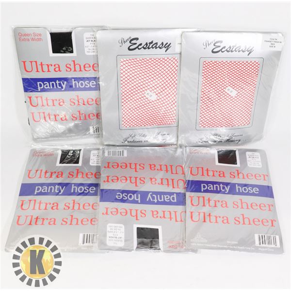 ULTRA SHEER PANTY HOSE- 3 PACK QUEEN SIZE