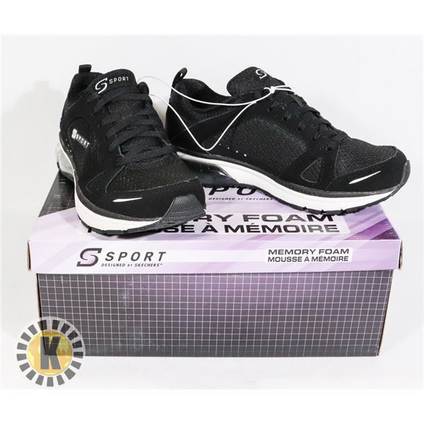 MEMORY FOAM SPORTS SHOES- LADIES SIZE 8