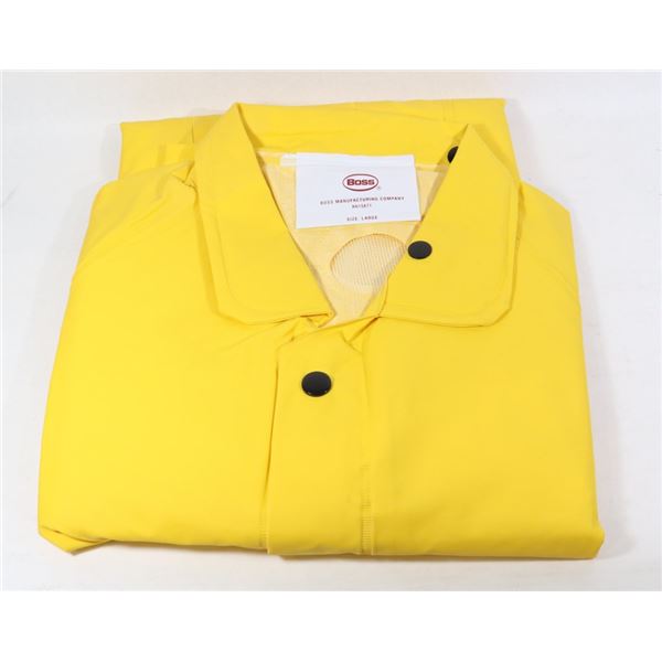 BOSS WATERPROOF JACKET SIZE LARGE