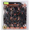 Image 1 : NEW 12PC HEAVY DUTY PLASTIC SPRING CLAMP SET