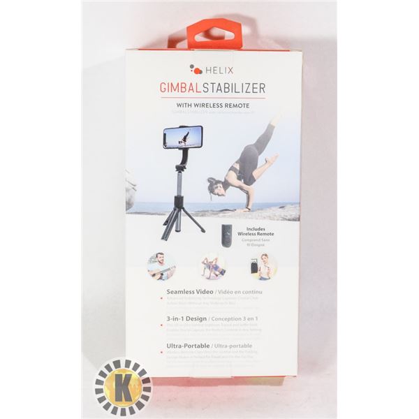 NEW HELIX GIMBAL STABILIZER WITH WIRELESS REMOTE