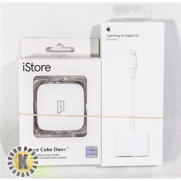 POWER CUBE DUO+ SOLD WITH LIGHTNING TO DIGITAL AV