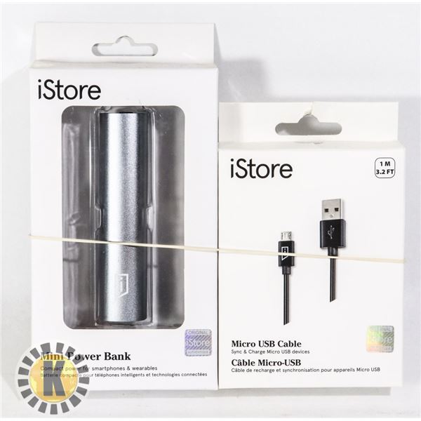 MINI POWER BANK SOLD WITH MICRO USB CABLE