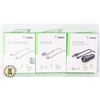 Image 1 : THREE ASSORTED CHARGE CABLES