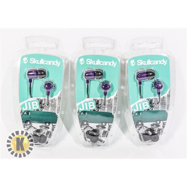 THREE NEW SKULLCANDY HEADPHONES