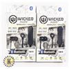 Image 1 : TWO NEW WICKED AUDIO HEADPHONES