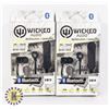 Image 1 : TWO NEW WICKED AUDIO HEADPHONES