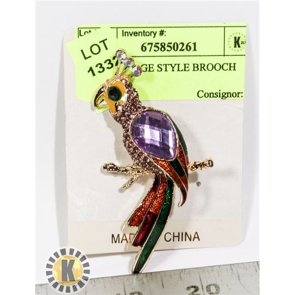 NEW VINTAGE STYLE BROOCH