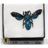 Image 1 : WASP RHINESTONE BROOCH