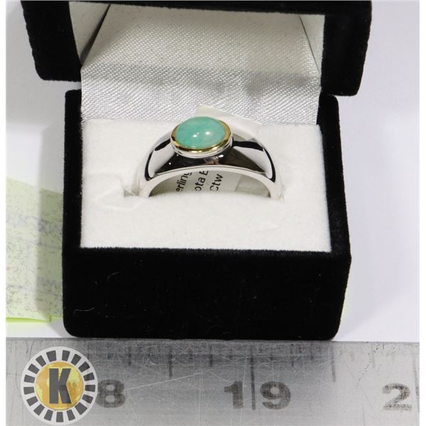 SILVER EMERALD(1.3CT) RING
